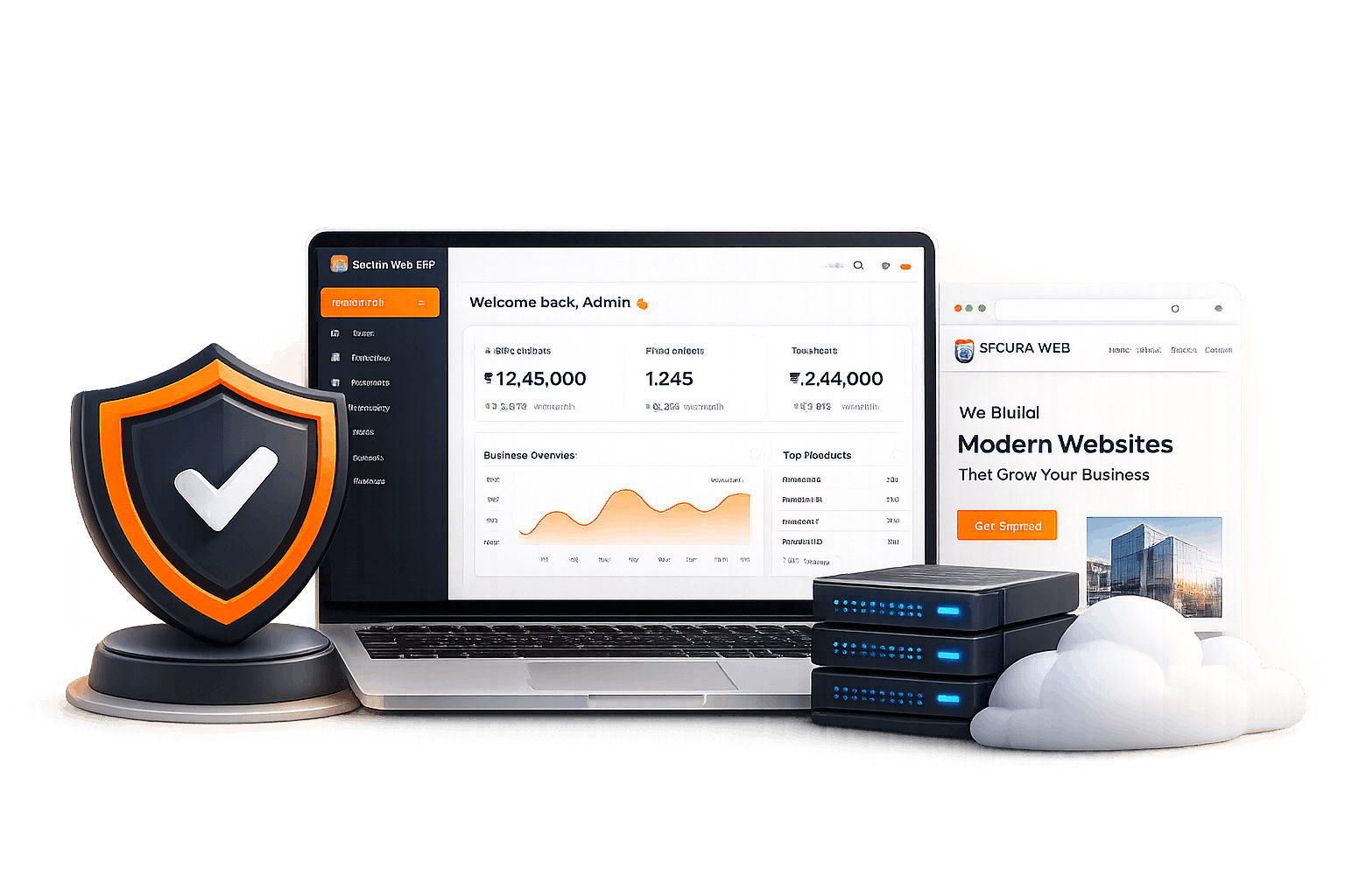 Secura Web Digital Solutions Suite Mockup